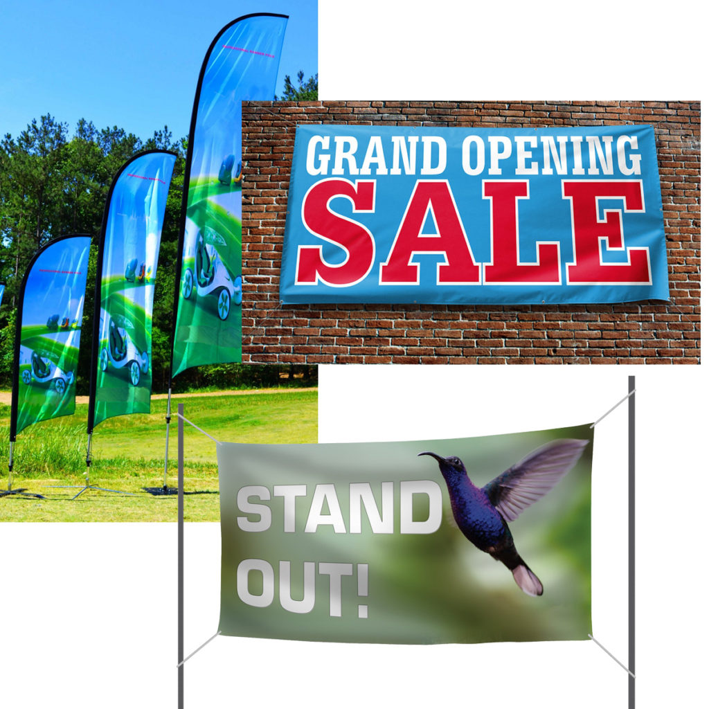 Outdoor Banners and Flags GoBig Promo and Apparel